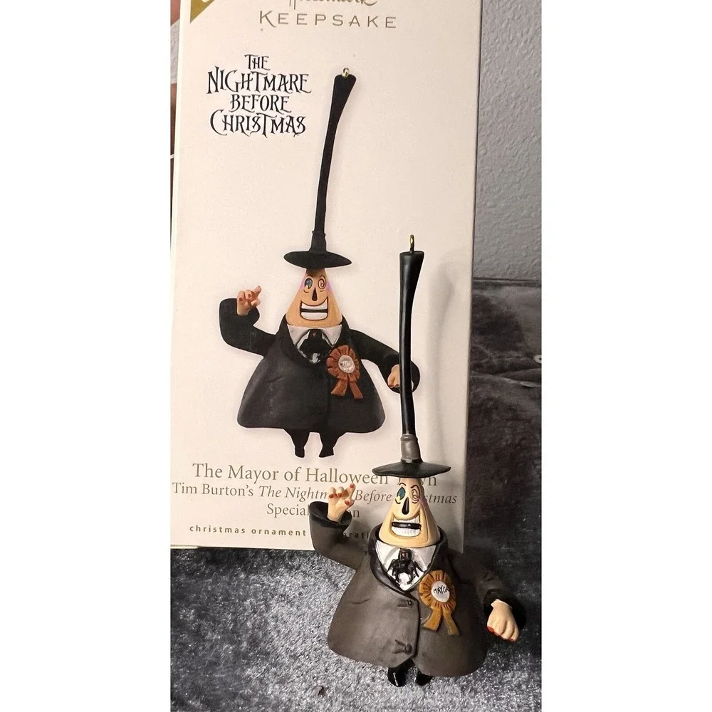 Hallmark 2010 Mayor of Halloween Town Nightmare Before Christmas Ornament SE